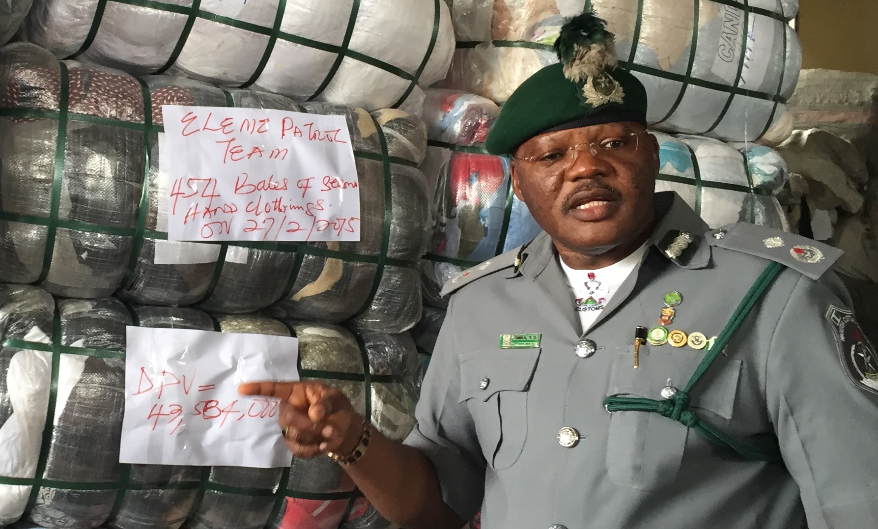 622 smugglers arrested with N11bn worth of goods