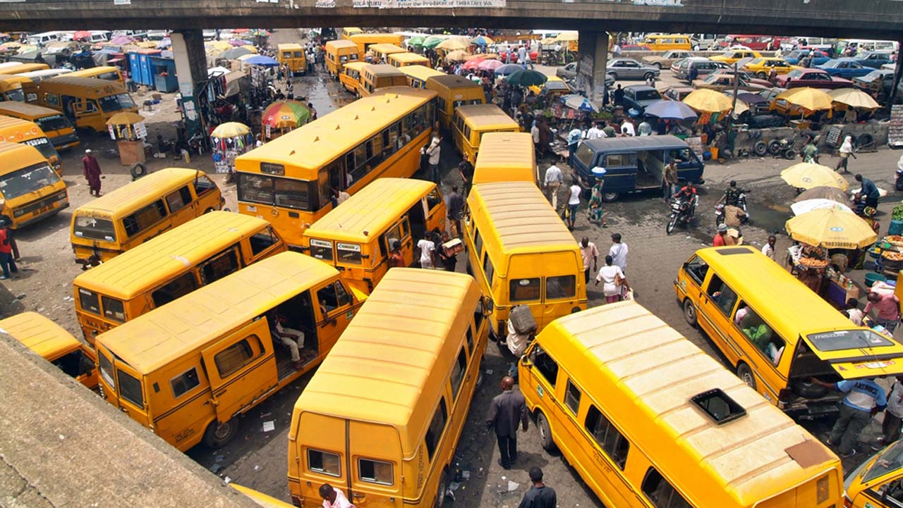 Lagos Danfo Buses.