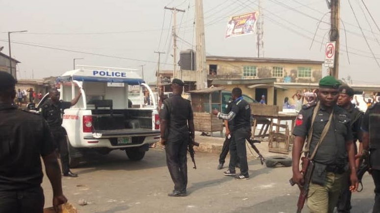 Police in Nigeria.