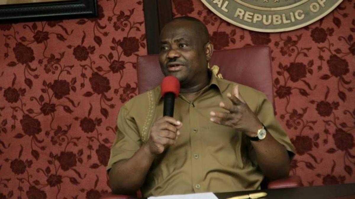 The Governor of Rivers State, Mr Nyesom Wike.