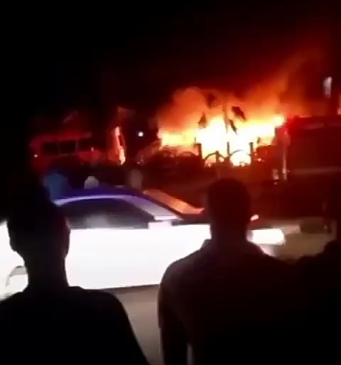 Vehicle on Fire.
