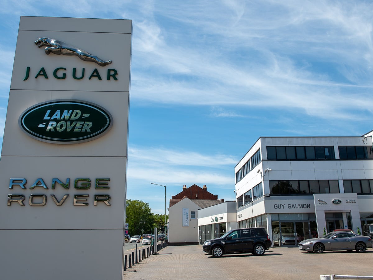 Jaguar Land Rover Showroom.