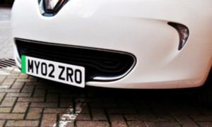 Britain to introduce unique number plate for electric cars.