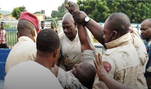 FRSC officer escapes lynching by angry mob in Delta