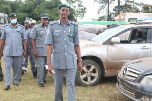 The Nigeria Customs Service, Federal Operations Unit (FOU), Zone A officers.