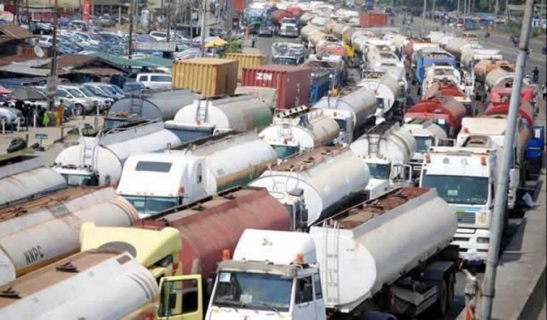Petroleum tanker drivers threaten strike over bad roads