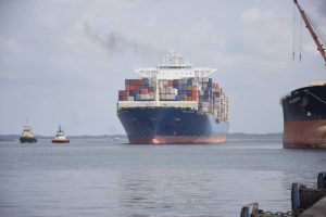 The Container Vessel; Maerskline Stardelhorn vessel
