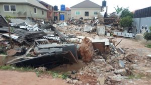 Enugu government demolish duplex of man who destroyed airport fence