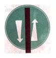 Divided 2-Lanes 2-Way Ahead Sign