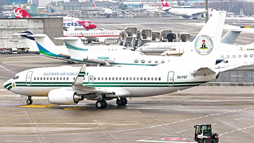 FG puts up nine-year old jet from presidential fleet for sale