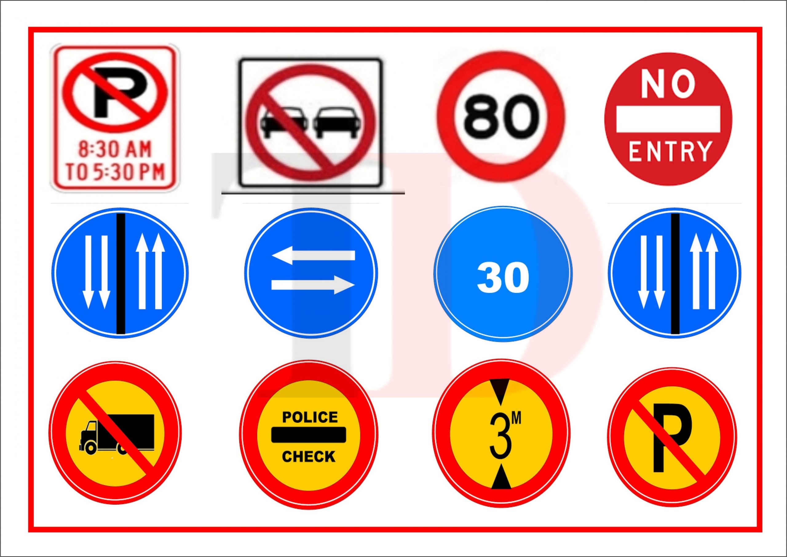 Traffic Signs And Meaning In Germany