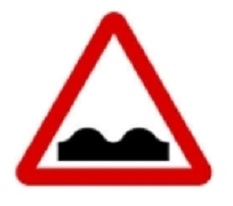 Uneven Road signs