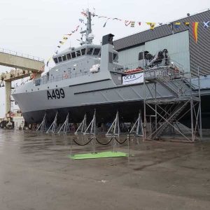 Nigerian Navy unveils hydrological survey vessel in France