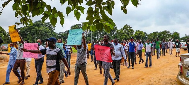 Uber, Bolt drivers protest in Abuja, calls for review
