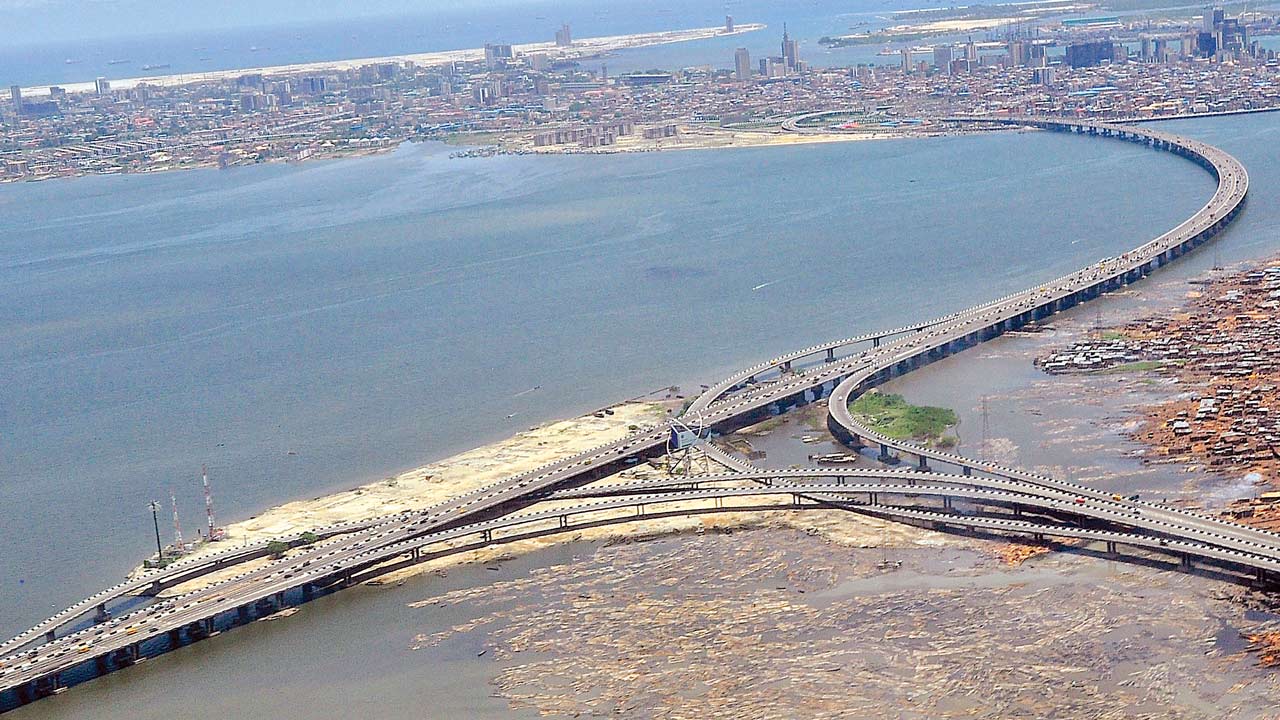 Third Mainland Bridge in Lagos, Nigeria.