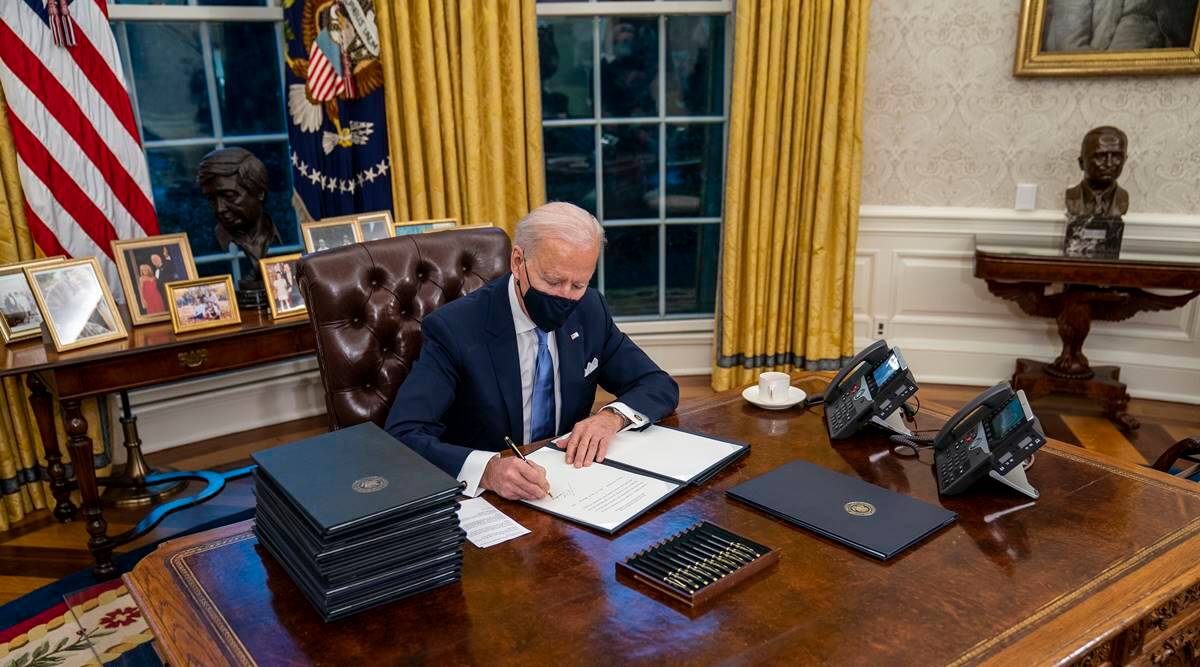 Newly inaugurated United States President, Joe Biden