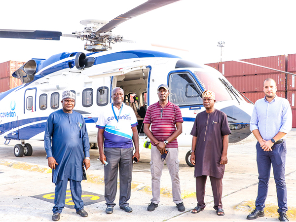NPA receives biggest Caverton helicopter at PTML terminal