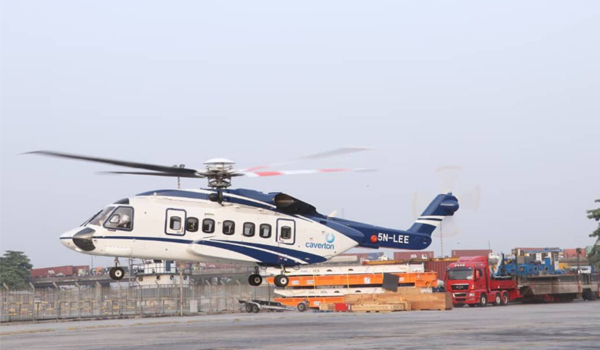 NPA receives biggest Caverton helicopter at PTML terminal