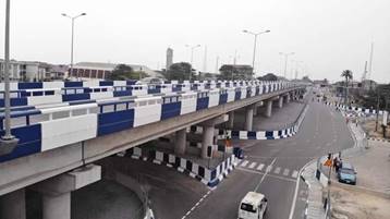 The newly constructed Oro-Abali flyover in Port Harcourt