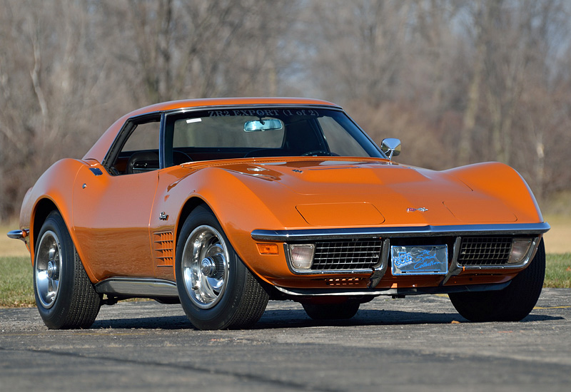 1971 Chevrolet Corvette Stingray ZR-2 LS6 454 (C3); top car design rating and specifications