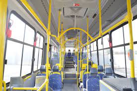 Interior view of Lagos Bus Services Limited BRT Bus