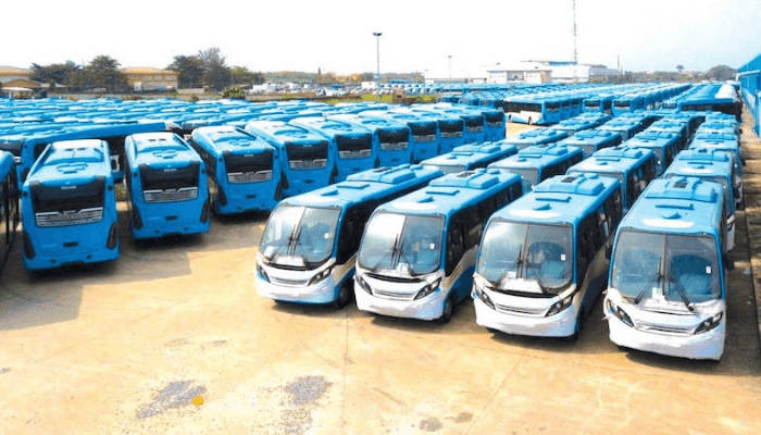 Lagos Bus Services Limited BRT Buses